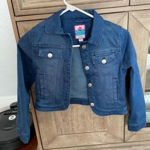 Denim jacket size 7-8 excellent condition